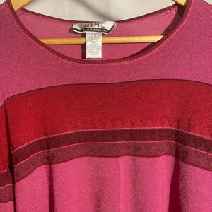 Nine & Company Women’s 1X Lightweight Sweater P-P 23 L 24 62%rayon 38%ny…